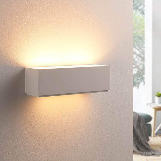 Enkel gipsvägglampa Benno, G9 LED