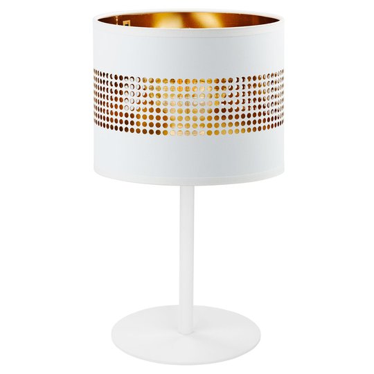 Bordslampa Tago vit/guld