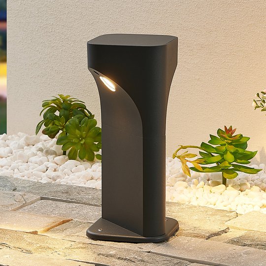 Lucande Valdeta LED-sockellampa, höjd 30 cm
