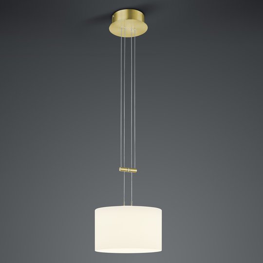 BANKAMP Grazia hänglampa ZigBee 1 lampa mässing