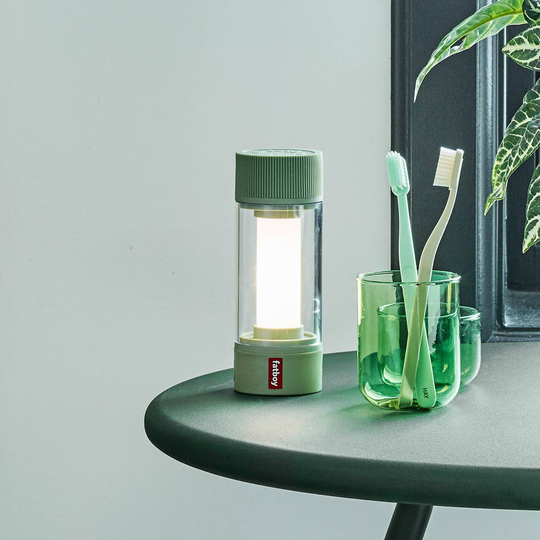 Fatboy LED-bordslampa Tjoepke, batteri grön