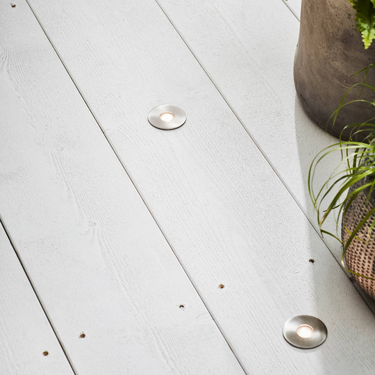 Garden 24 Decklight 3-pack i silver, 3 x 0,8 W