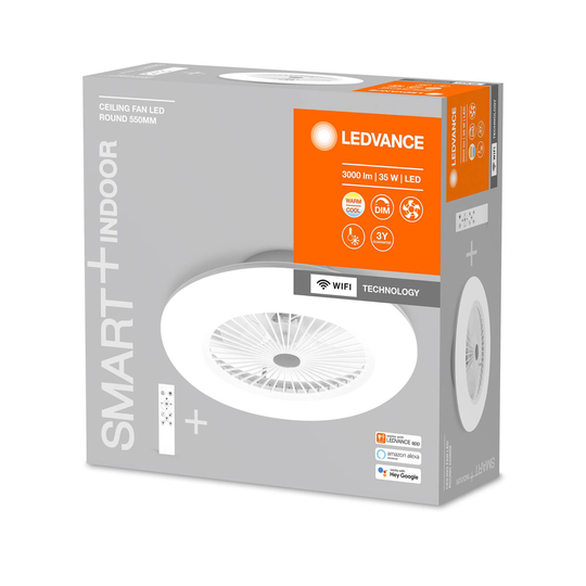 LEDVANCE SMART+ WiFi LED-takfläkt Round