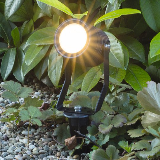LED-markspettspotlight Pasas svängbar