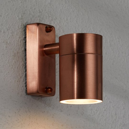 Modern utomhusvägglampa av koppar Tin