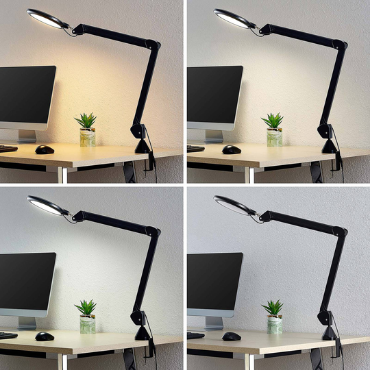 Prios Tamaveo LED-klämlampa, dimbar