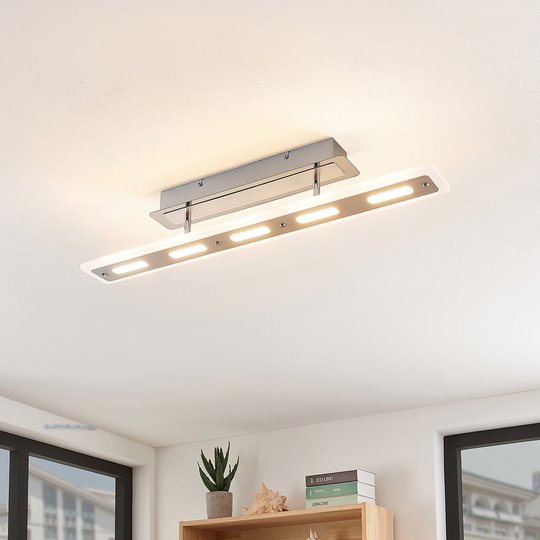 Lindby Lavea LED-taklampa i krom