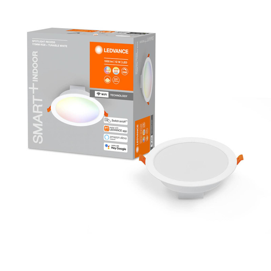 LEDVANCE SMART+ WiFi Spot LED-inbyggnadsspot, 110°