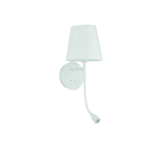 Nia vägglampa (Vit)