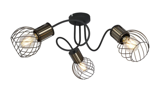 Argusto plafond (Svart)