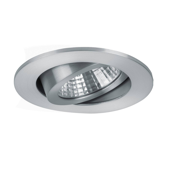 BRUMBERG inbyggnadsspot IP65 rund aluminium