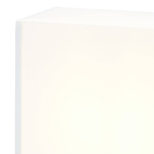 Lucande Patrik vägglampa kantig höjd 25 cm vit