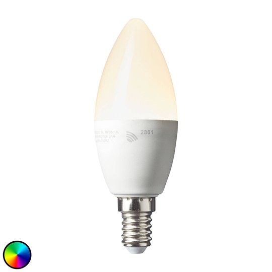 LED-kronljuslampa E14 4,5 W Smart-Tuya RGBW