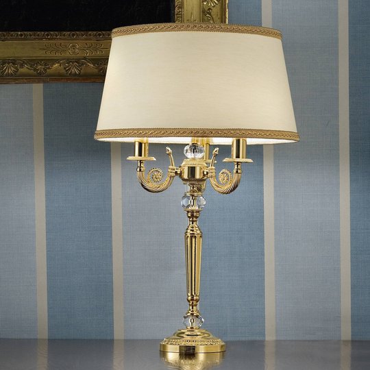 Nobel bordslampa Marvine, förgylld
