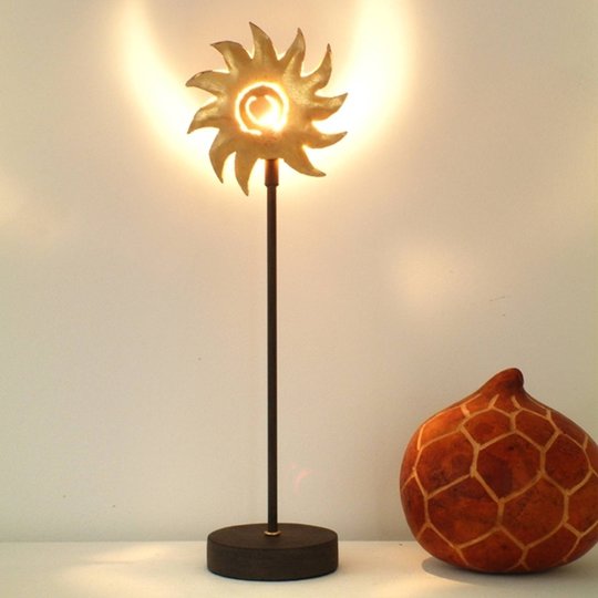 Järn-bordslampa SONNE GOLD