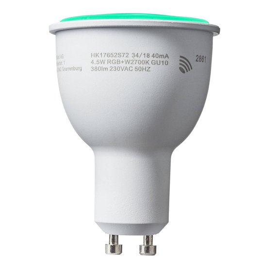 LED-reflektor GU10 4,5 W Smart-Tuya RGBW