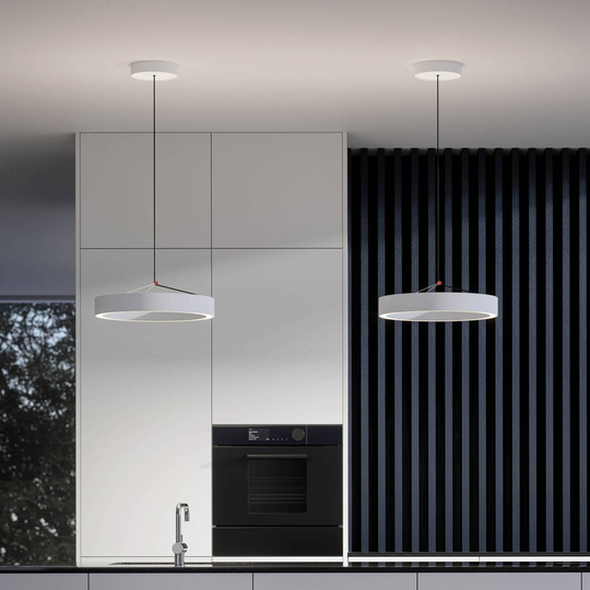 Steng Licht Tolou LED-pendel DALI dim 930 vit