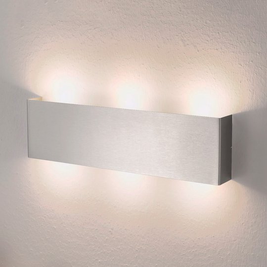 Rektangulär LED-vägglampa Maja 38 cm