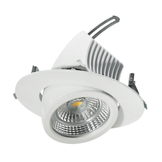 Svängbar LED-inbyggnadsspot 17 cm, 31 W