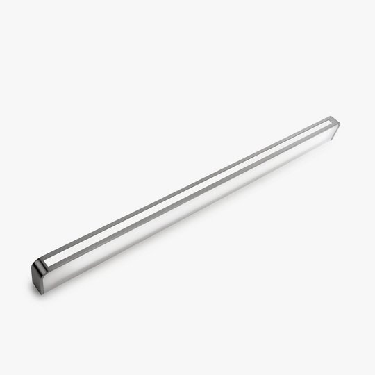 Arcos - mångsidig vägglampa i krom, 120 cm