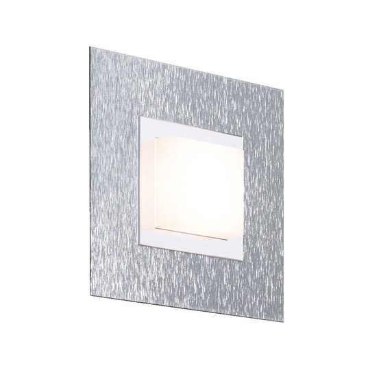 GROSSMANN Basic vägglampa, 1 lampa, aluminium