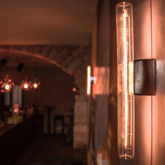 SEGULA Xtra Line vägglampa S14d koppar
