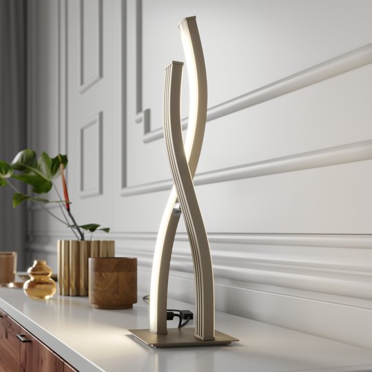 Lucande Mairia LED-bordslampa, dimbar