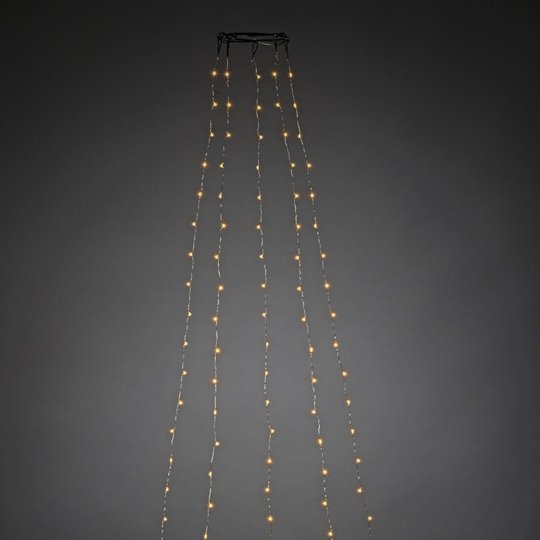 Julgransslinga 180cm LED (app) (Silver)