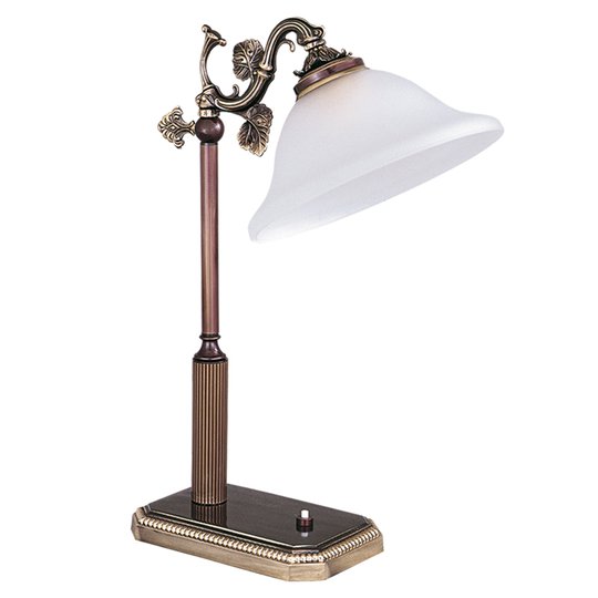 Vacker bordslampa ur serien RIALTO, vit