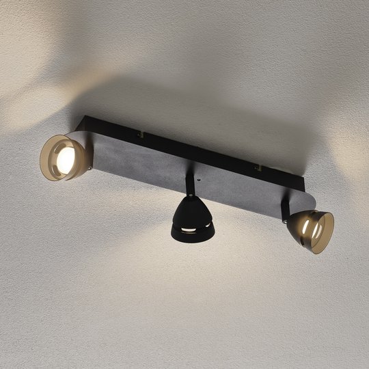 Trio WiZ Gemini LED-taklampa 3 lampor svart
