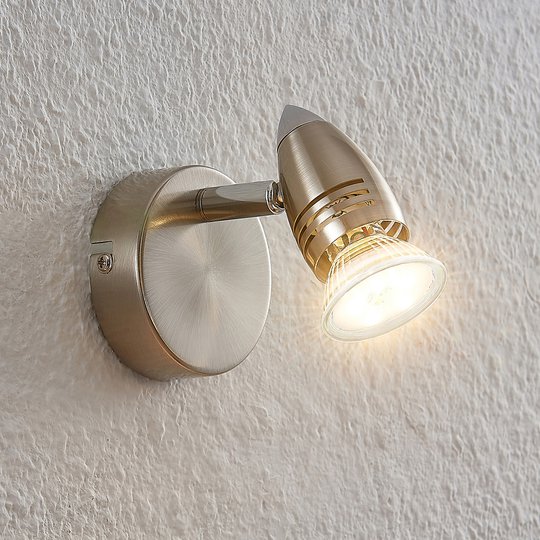 ELC Kalean LED-spotlight, nickel, 1 lampa