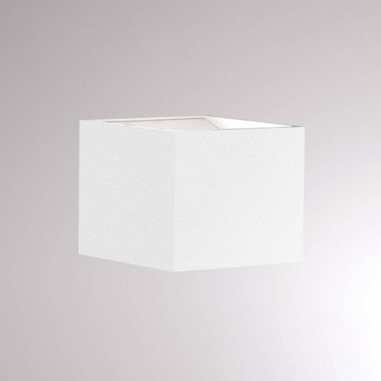 LOUM Foro LED-vägglampa 2 700 K bredd 7 cm vit