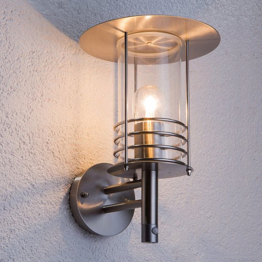 Utomhusvägglampa Miko med rörelsesensor
