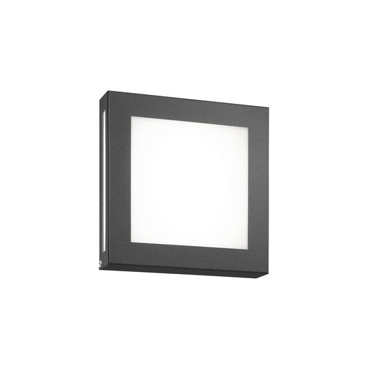 Antracitfärgad LED-utomhusvägglampa Legendo Mini