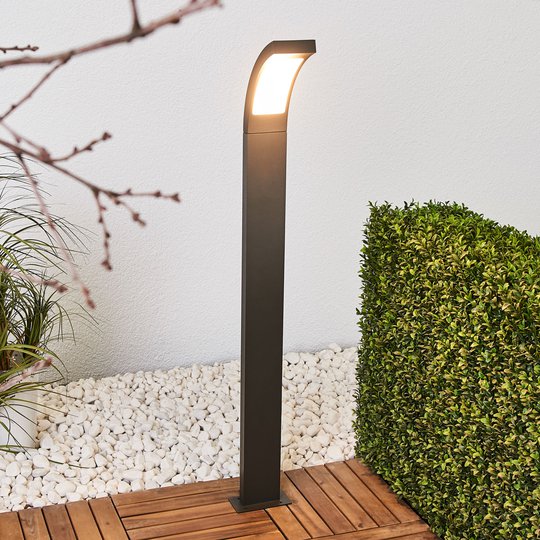 Juvia - LED-väglampa av grafitgrå aluminium