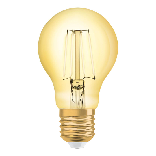 OSRAM LED-lampa E27 8 W vintage filament 825 guld