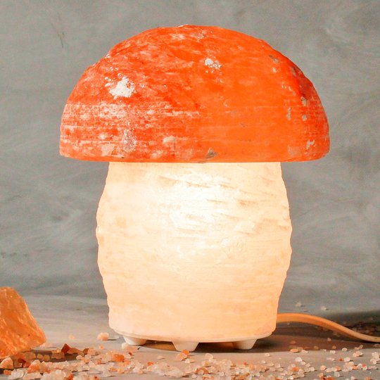 Snygg saltlampa PILZ i svampform
