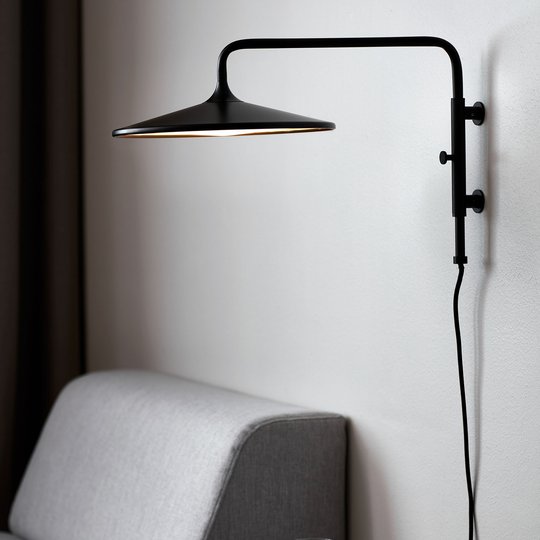LED-vägglampa Balance med dimmer