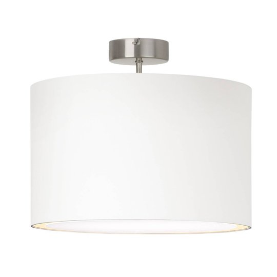 Enkel taklampa Clarie, vit