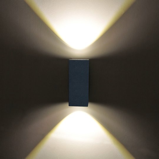 Tavi - utomhusvägglampa med 2 Bridgelux-LED