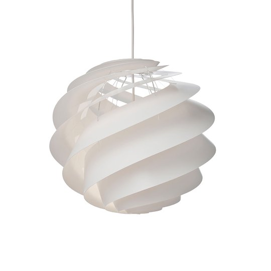 LE KLINT Swirl 3 Medium - hänglampa i vitt