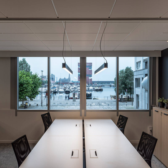 SLV Glenos LED-hänglampa 205 cm svart