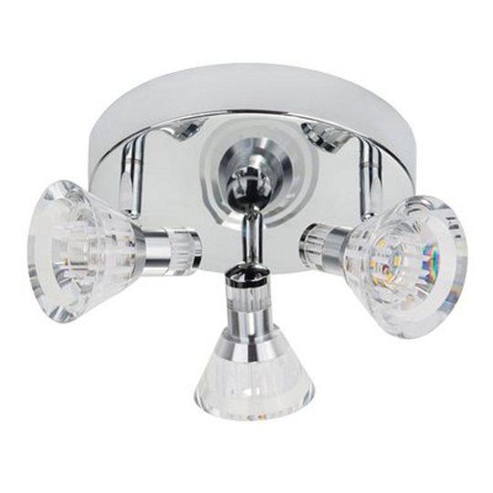 6363CC Spotlight LED (Förkromad/blank)