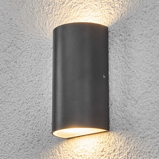 LED-utomhusvägglampa Weerd