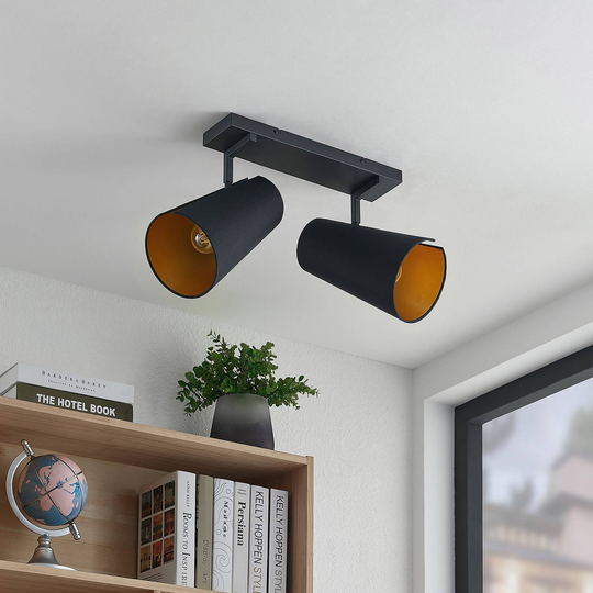 Lucande Kemoni vägglampa 2 lampor