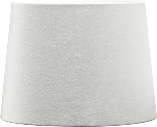 Sofia Lampskärm Sammet Offwhite 30cm (Vit)
