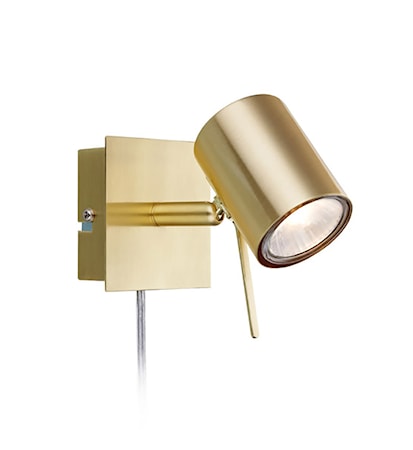 Hyssna LED Vägglampa Mässing