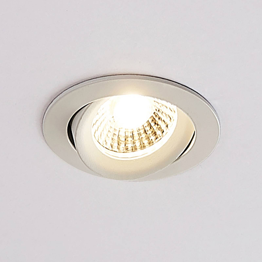 Arcchio Ozias LED-inbyggnadsspot vit, 4,2 W