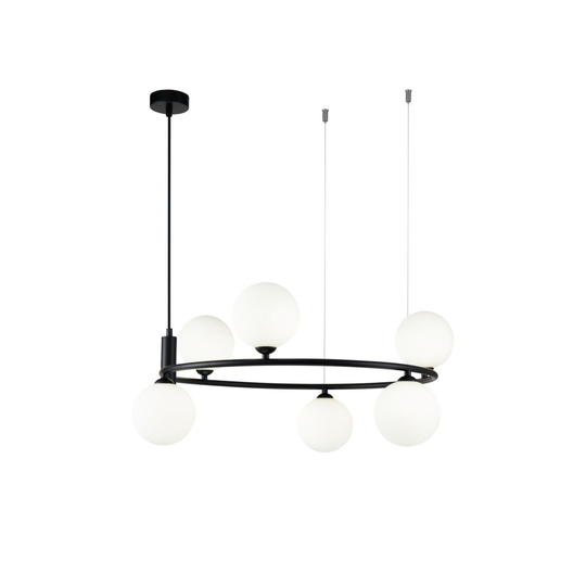 Ring Modern pendel 6L (Svart)