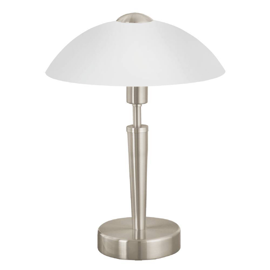 Solo bordslampa (Nickel)